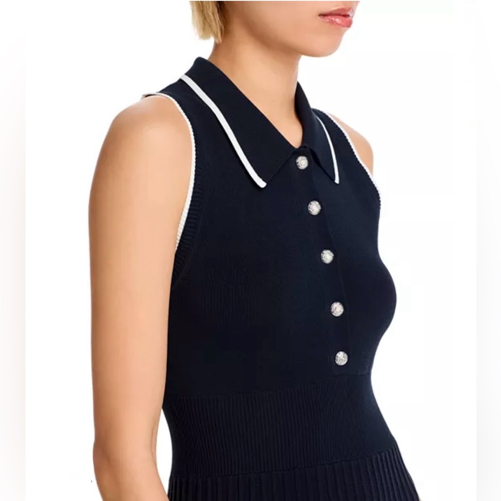 Veronica Beard
Meralda Collared Midi Dress Navy Sleeveless Dress size XS
XXS new - Picture 5 of 14